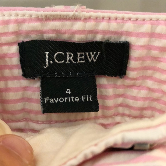 JCrew Seersucker short-light pink - Picture 2 of 4